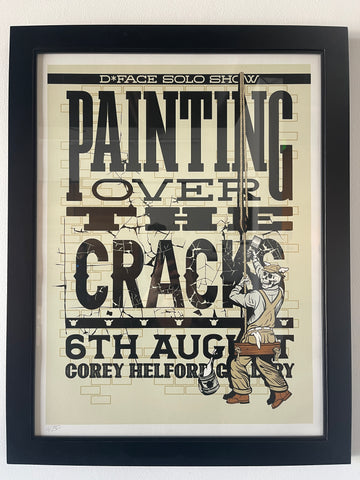 D*Face "PAINTING OVER THE CRACKS" Event Print