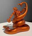 Eric Joyner "Snakefight!" Limited Edition Sculpture - Metallic solid color versions