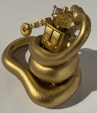 Eric Joyner "Snakefight!" Limited Edition Sculpture - Metallic solid color versions