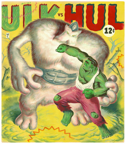 Ryan Heshka "HULK vs HULK #1"